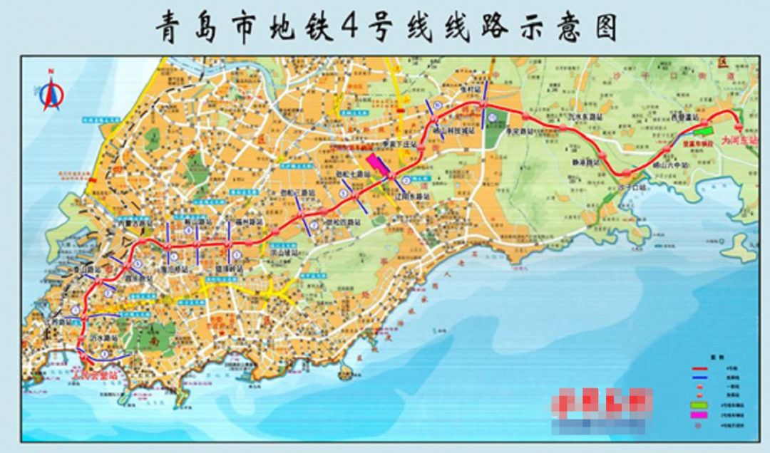 青岛地铁建设最新进度1号线北段2020年底通车