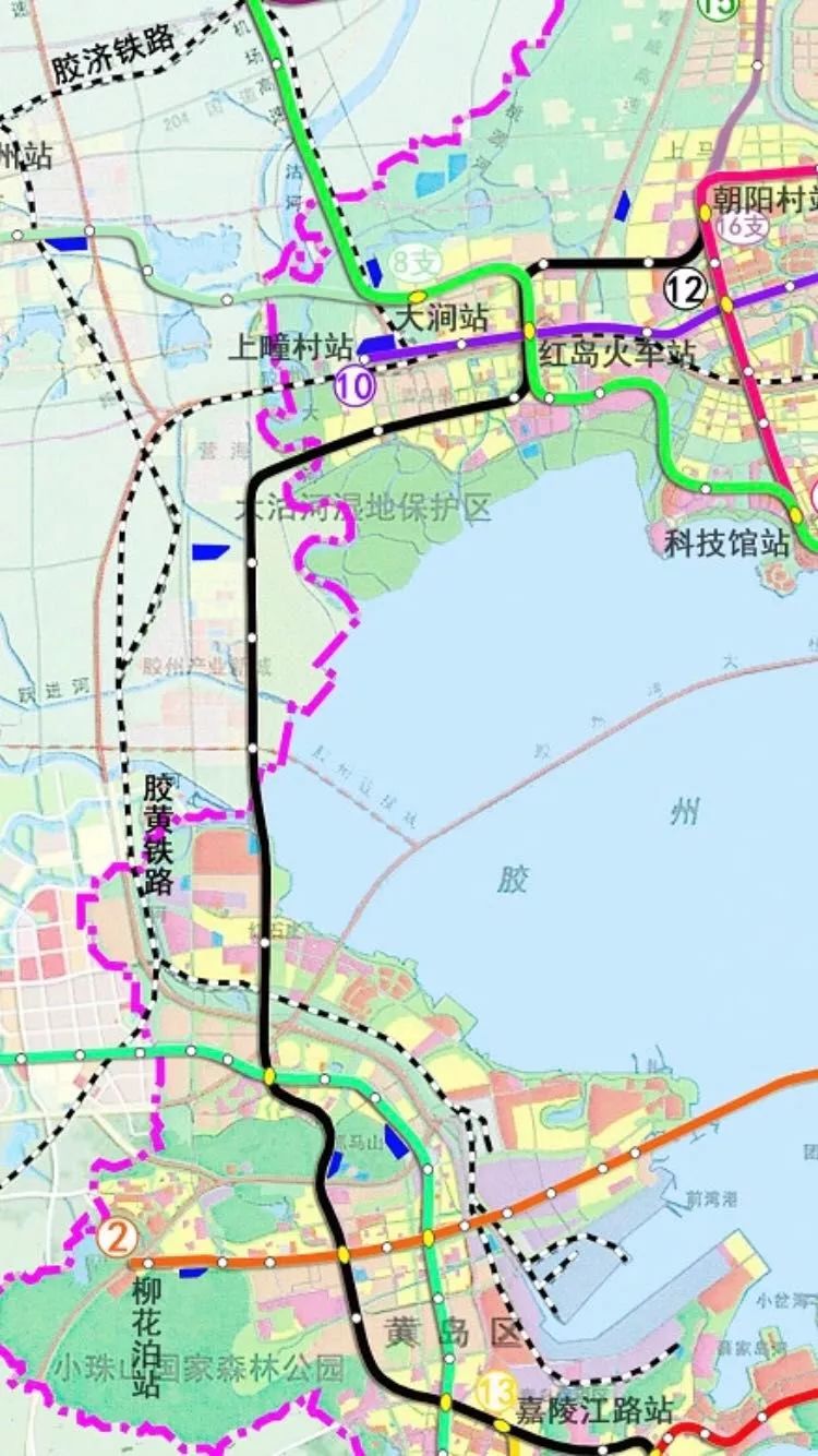 青岛地铁7号线规划图图片