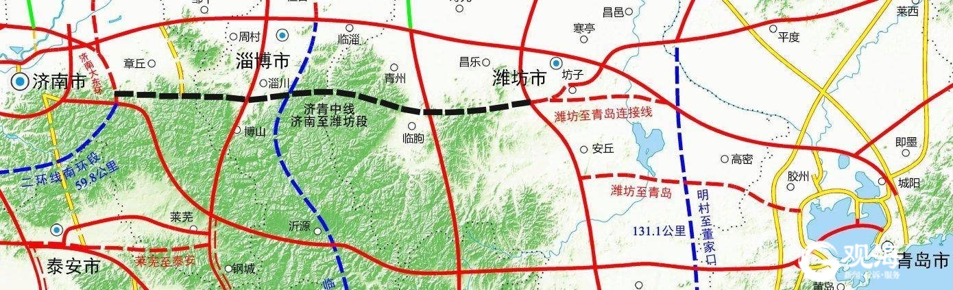 济青中线济南至潍坊段高速公路开工 年内山东高速公路建设这样安排