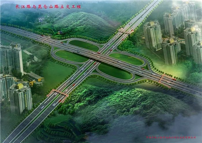 长昆立交工程效果图.