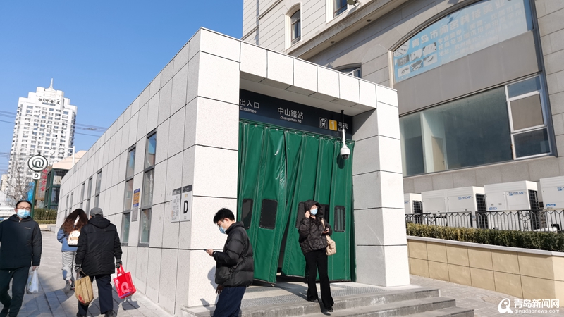 地铁1号线中山路站到底在哪记者实探出站就看里院群