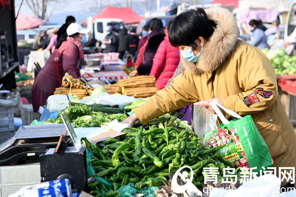 实拍西海岸薛家岛大集进了腊月门最是大集年味浓