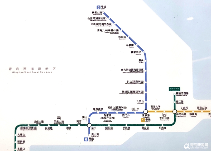 青岛地铁21号线线路图图片